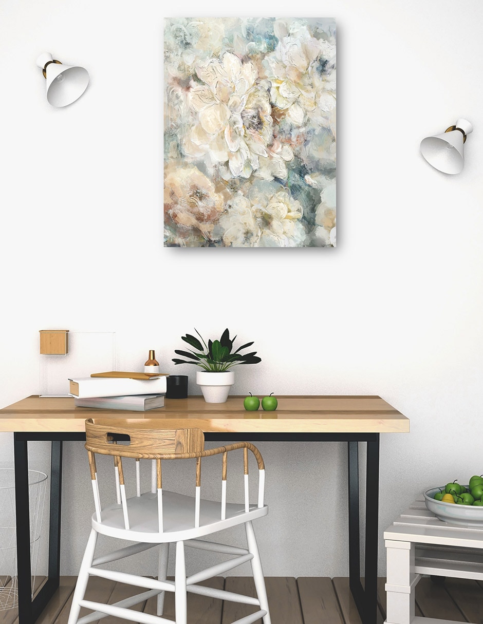 Cuadro decorativo técnica mixta Floración 4