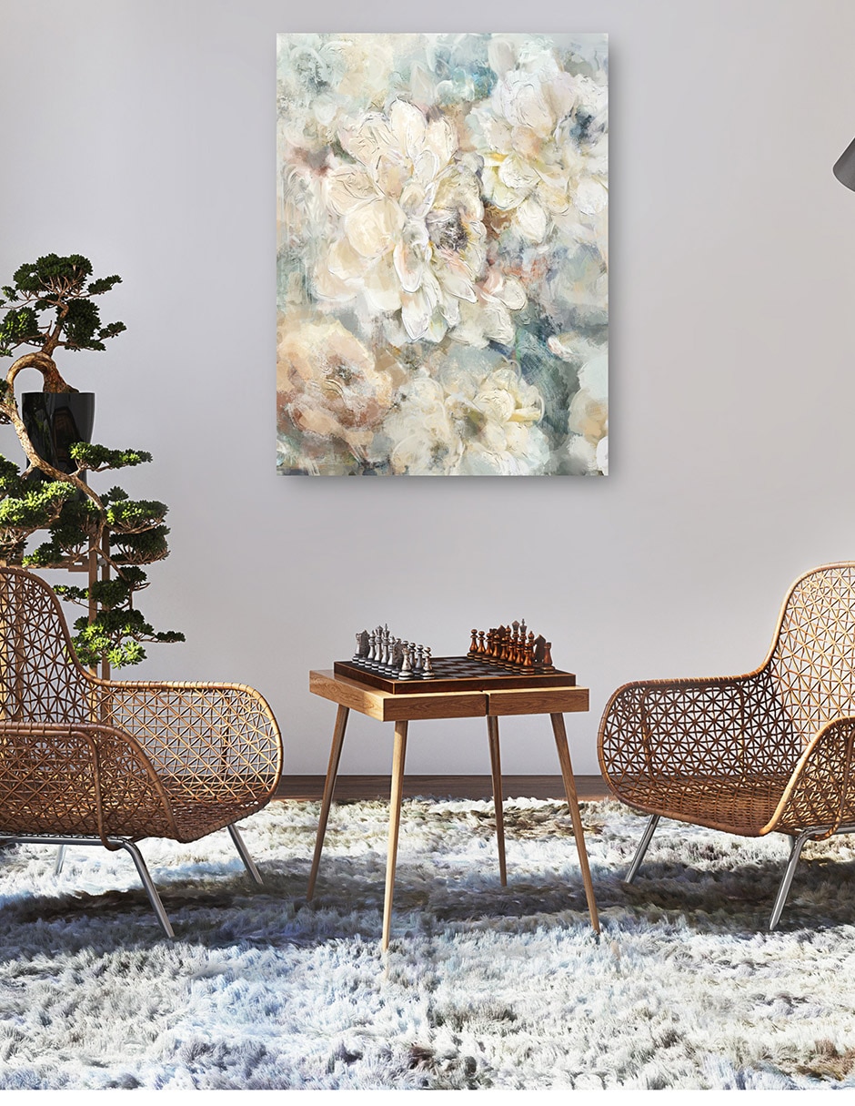 Cuadro decorativo técnica mixta Floración 5