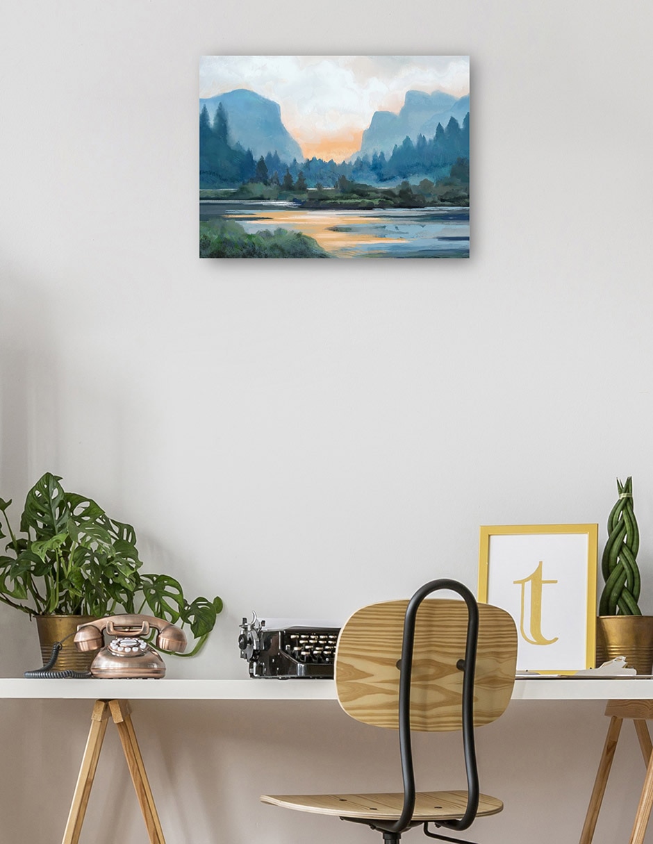 Cuadro decorativo técnica mixta Lagos 4