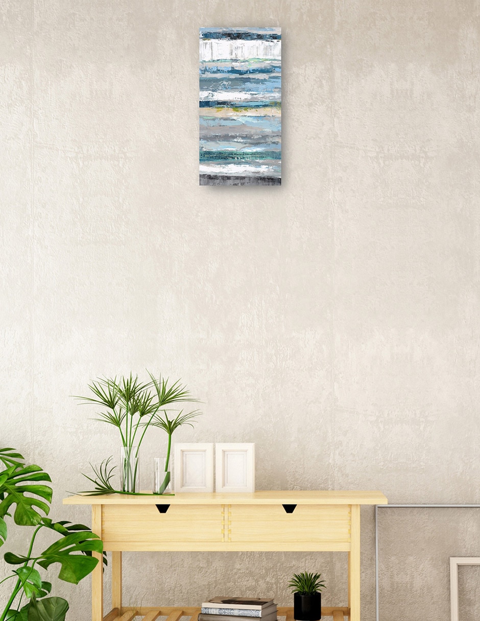 Cuadro decorativo técnica mixta Playas 2