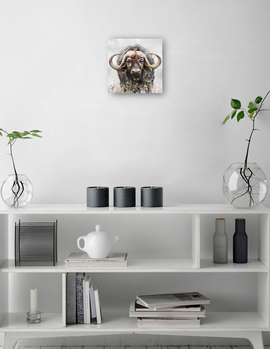 Cuadro decorativo técnica mixta Vida Silvestre 3