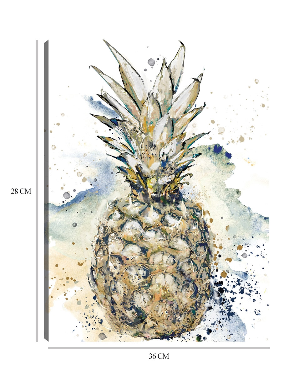 Cuadro decorativo técnica mixta Frutas 2