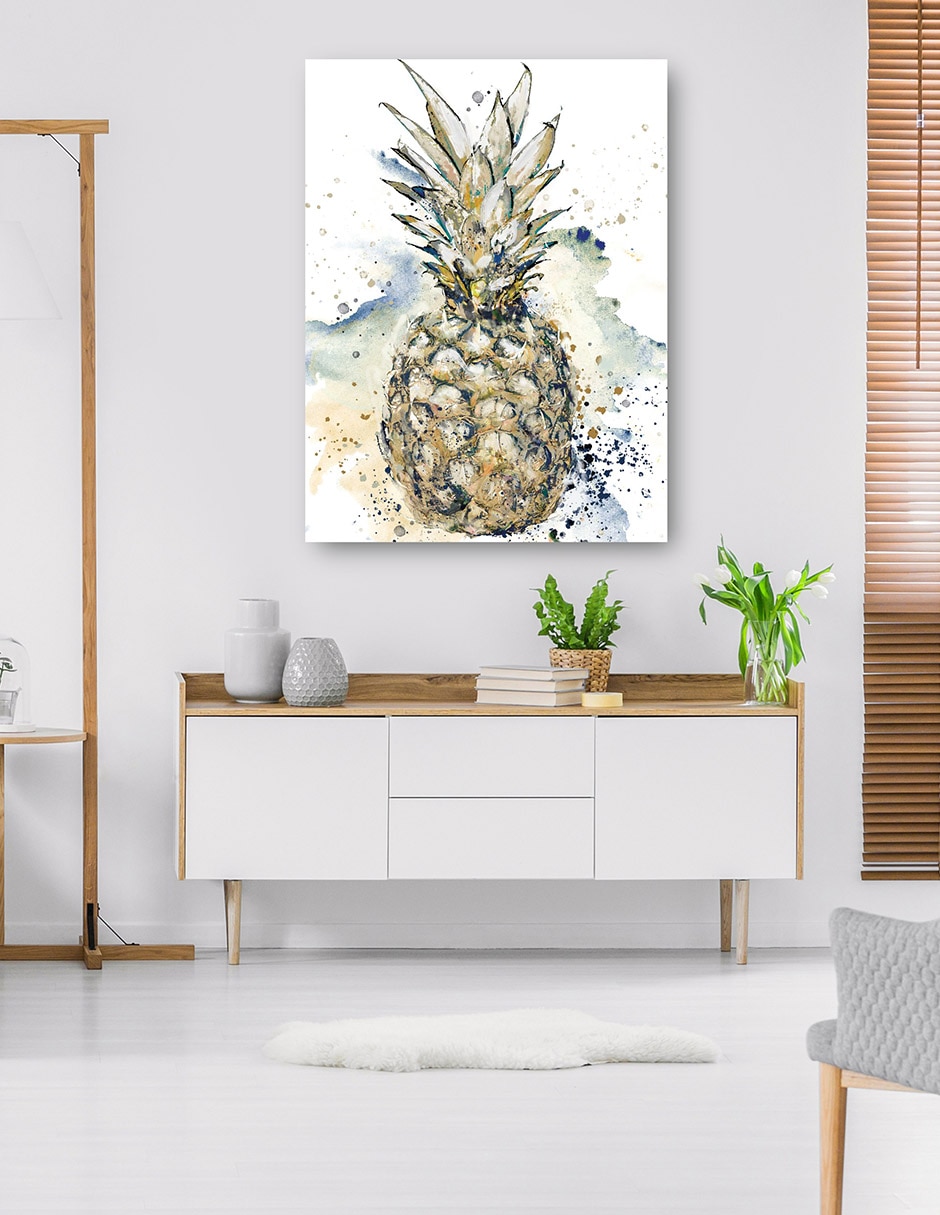 Cuadro decorativo técnica mixta Frutas 5