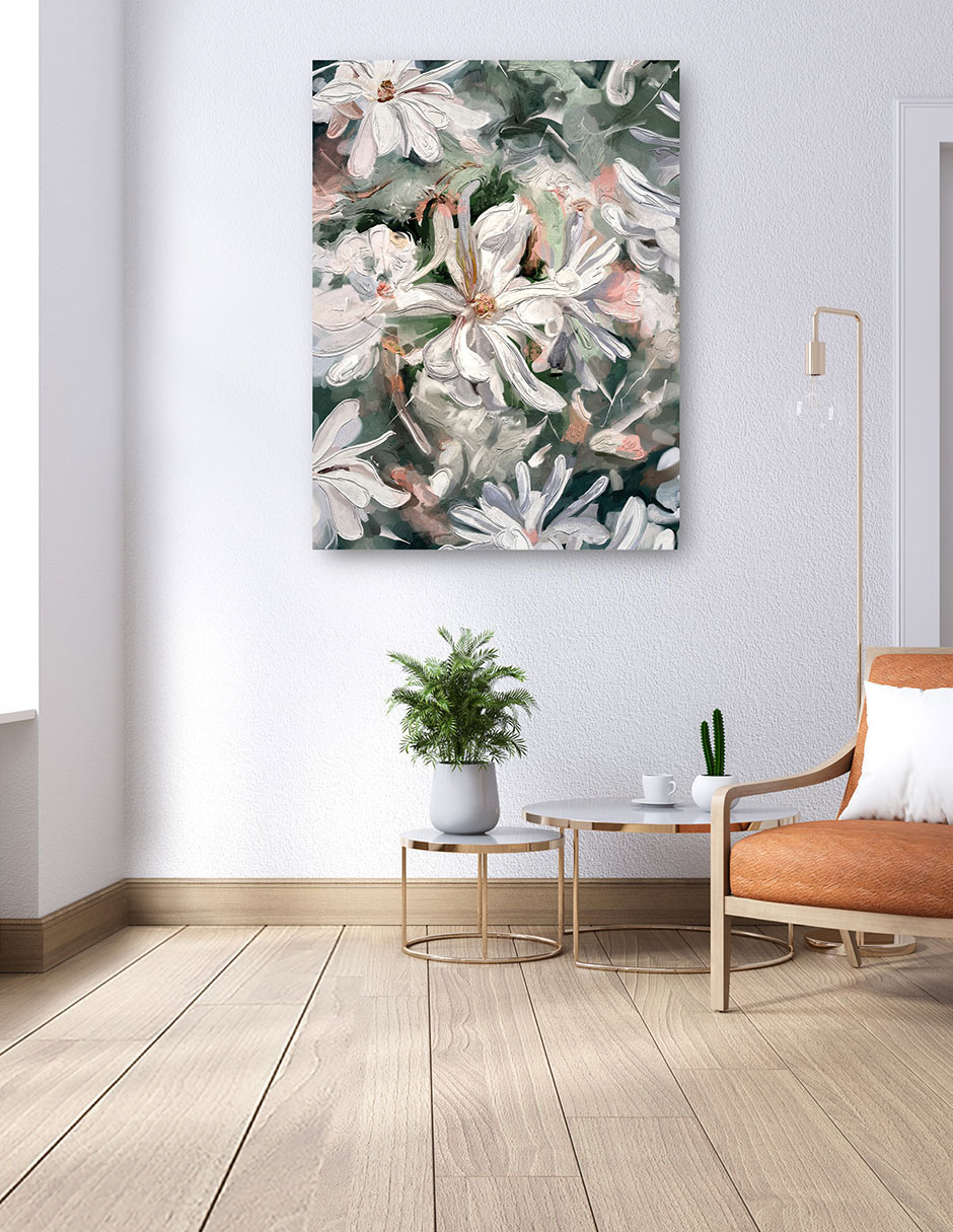 Cuadro decorativo técnica mixta Naturaleza 7