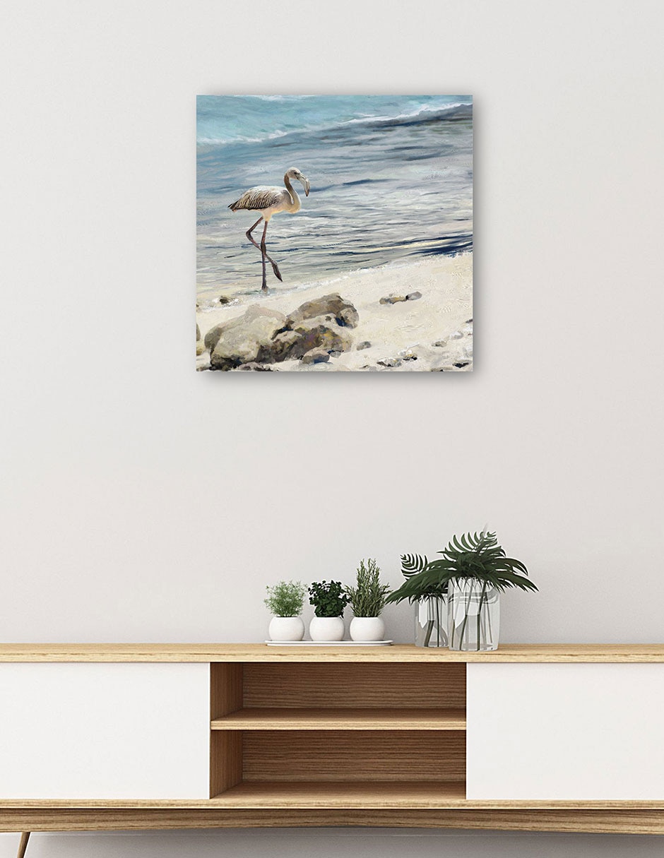 Cuadro decorativo técnica mixta Playas 6