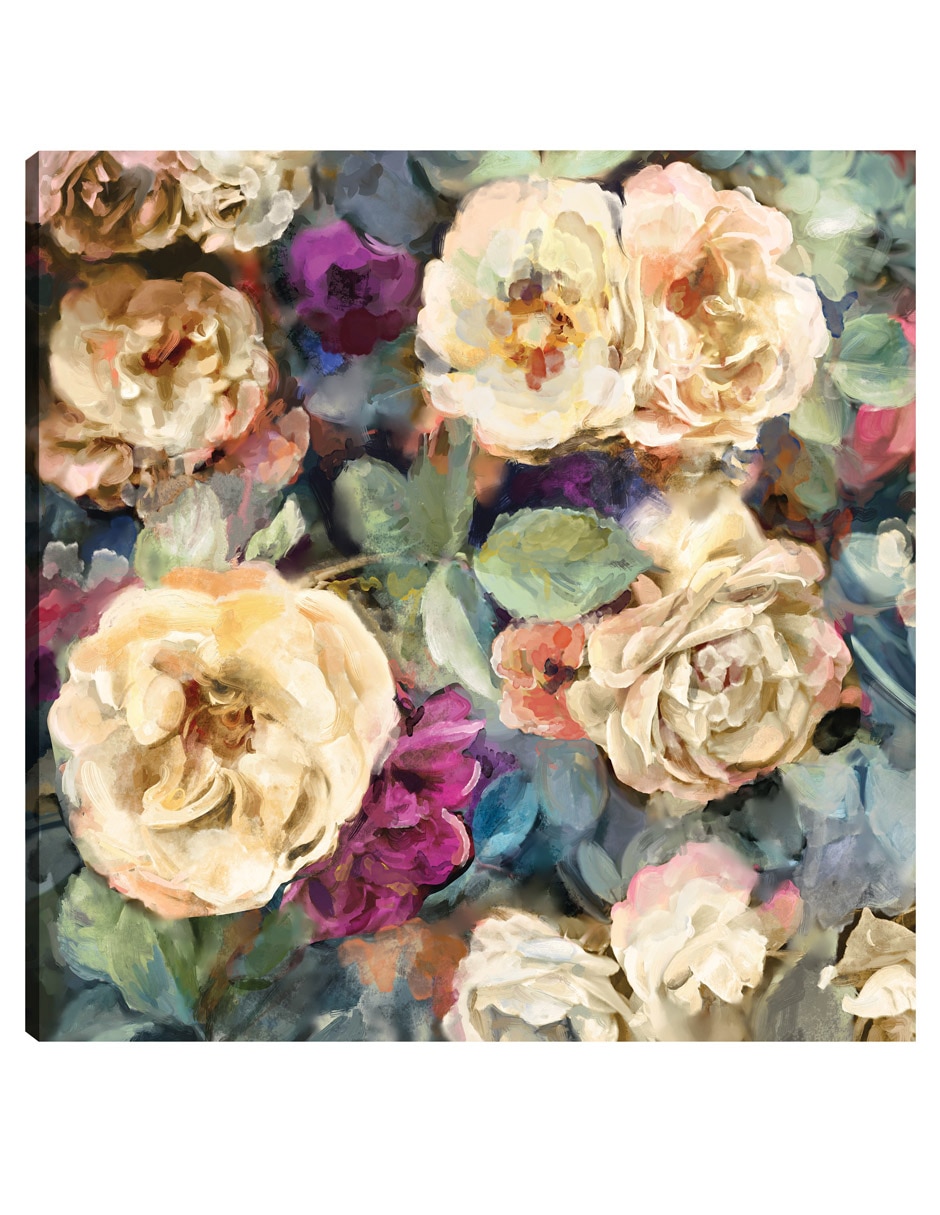 Cuadro decorativo técnica mixta Floral Cuadro decorativo técnica mixta Floral