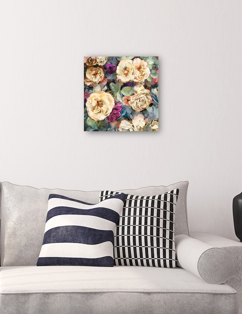 Cuadro decorativo técnica mixta Floral 4