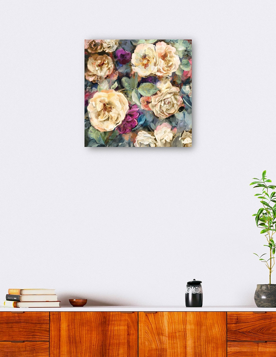 Cuadro decorativo técnica mixta Floral 6