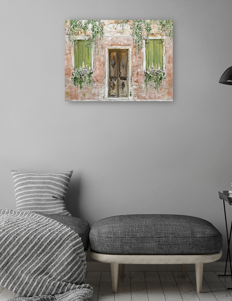 Cuadro decorativo técnica mixta Arquitectura 5