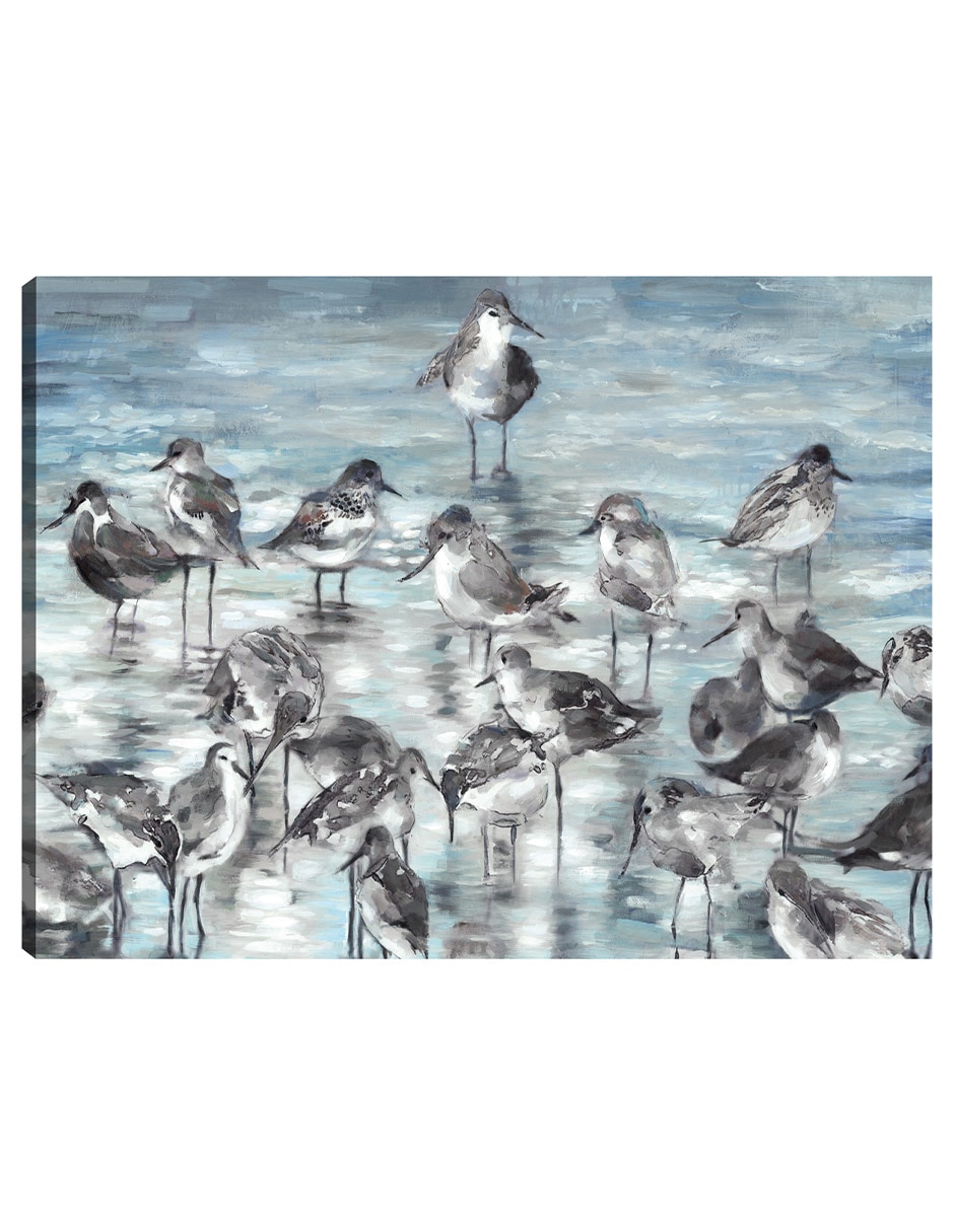 Cuadro decorativo técnica mixta Aves Silvestres