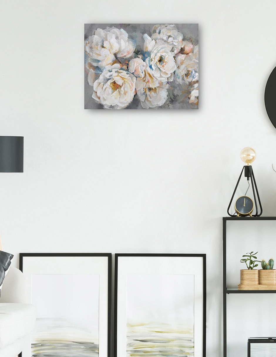 Cuadro decorativo técnica mixta Arreglo Floral 4