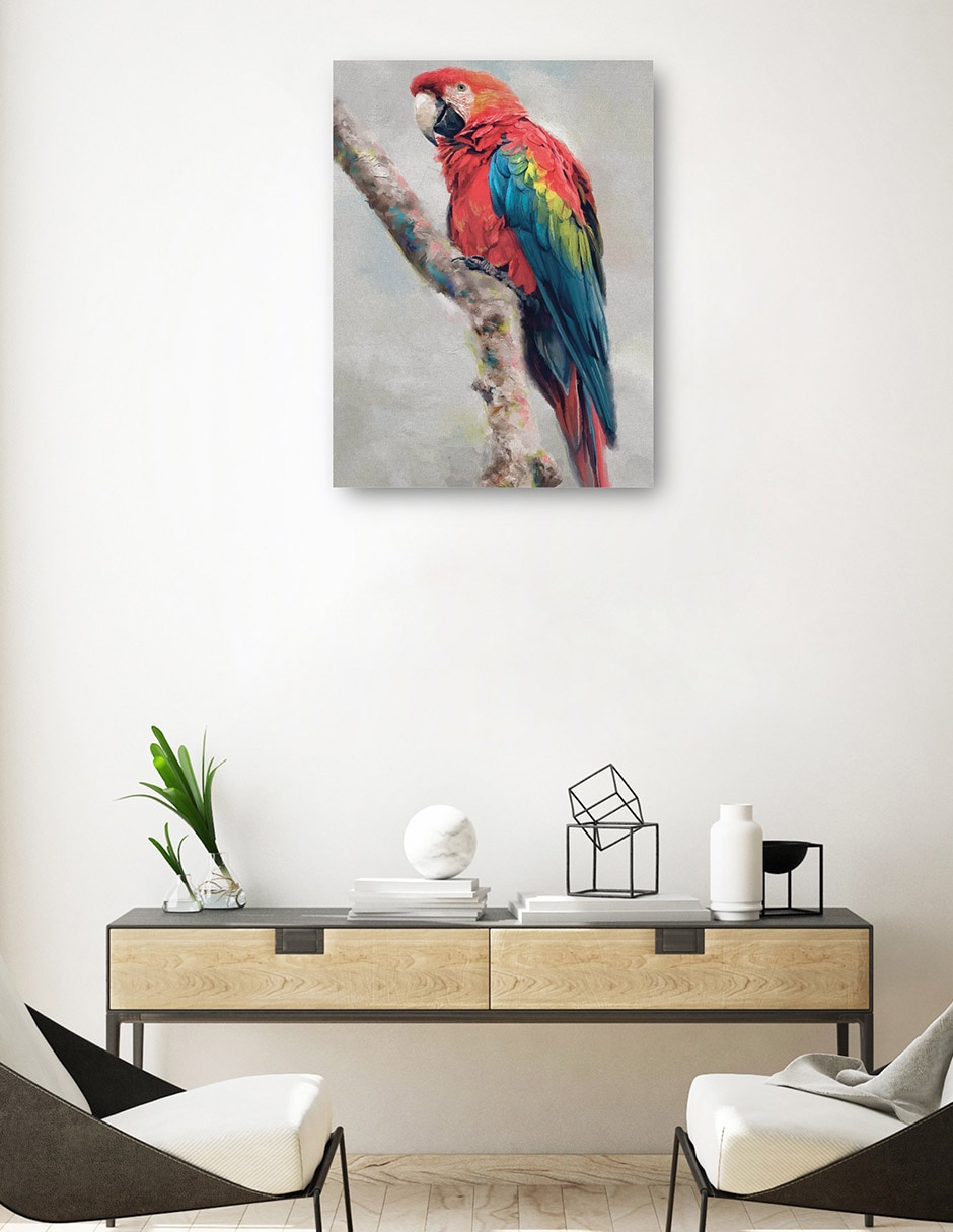 Cuadro decorativo técnica mixta Vida Silvestre 4