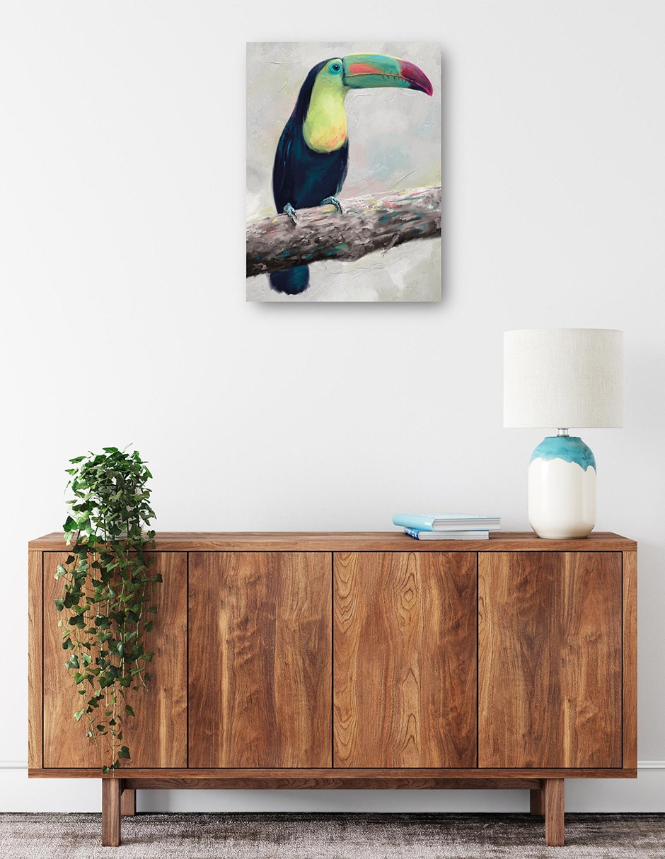 Cuadro decorativo técnica mixta Vida Silvestre 3