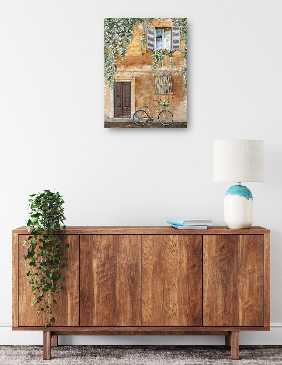 Cuadro decorativo técnica mixta Lugares 3