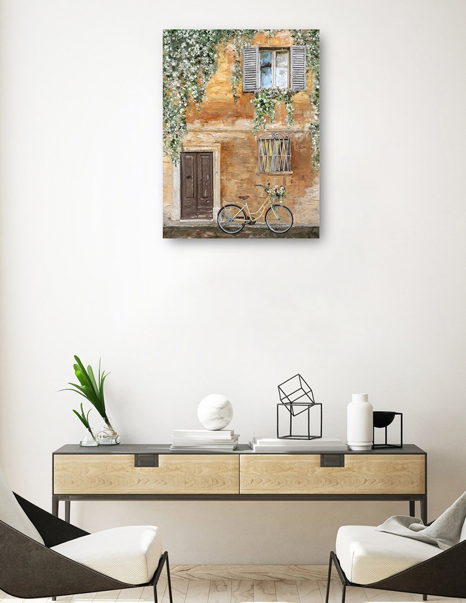 Cuadro decorativo técnica mixta Lugares 4