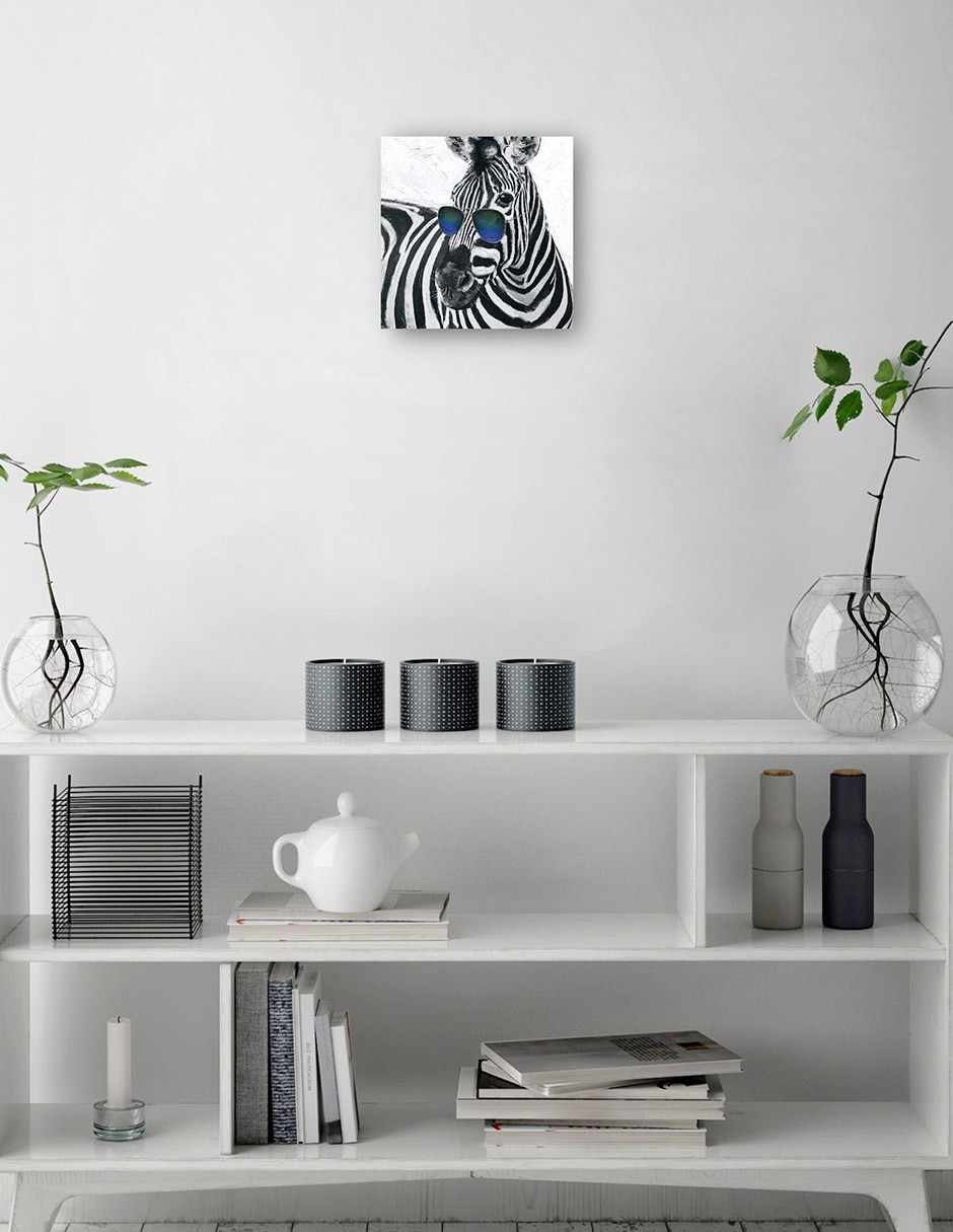Cuadro decorativo técnica mixta Vida Silvestre 3
