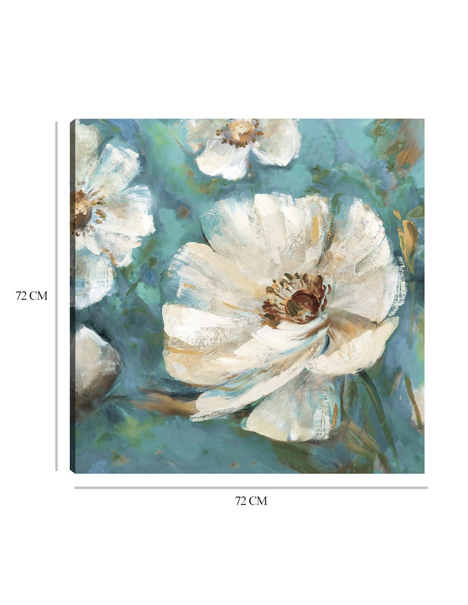 Cuadro decorativo técnica mixta Floración 2