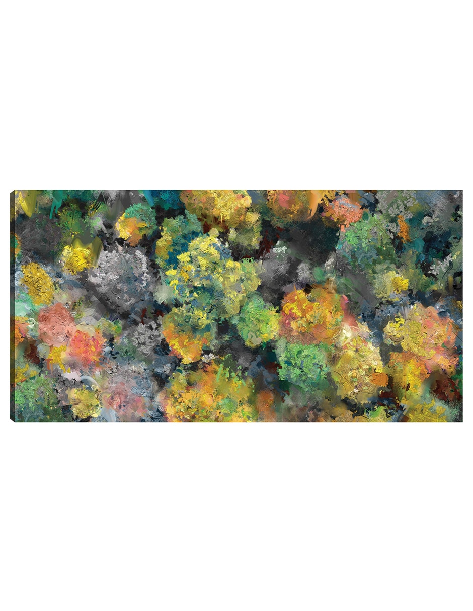Cuadro decorativo técnica mixta Primavera