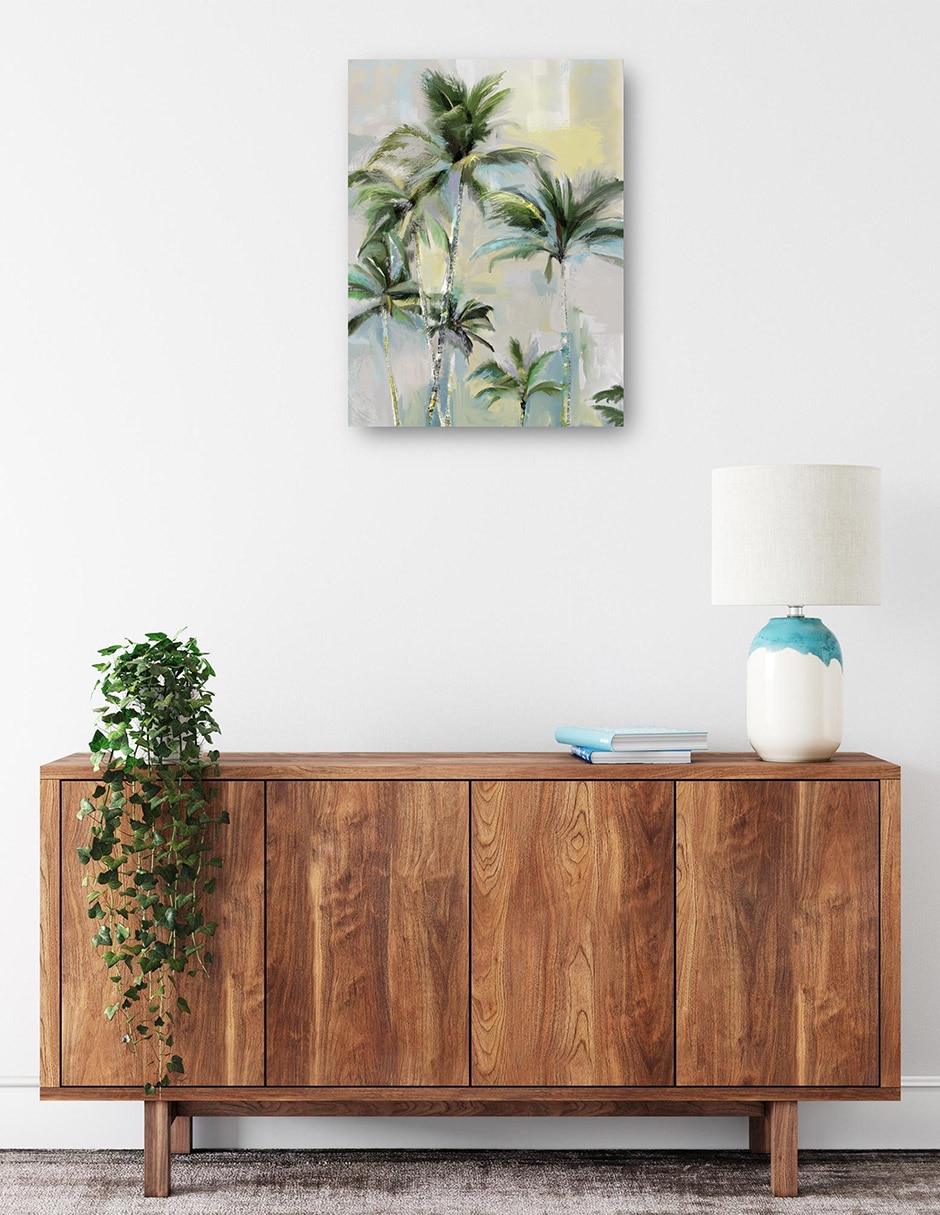 Cuadro decorativo técnica mixta Trópico 3