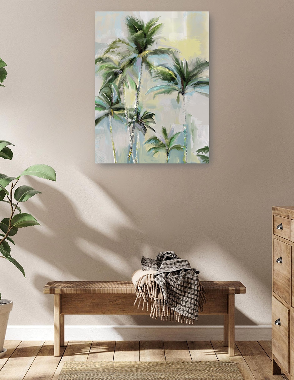 Cuadro decorativo técnica mixta Trópico 6