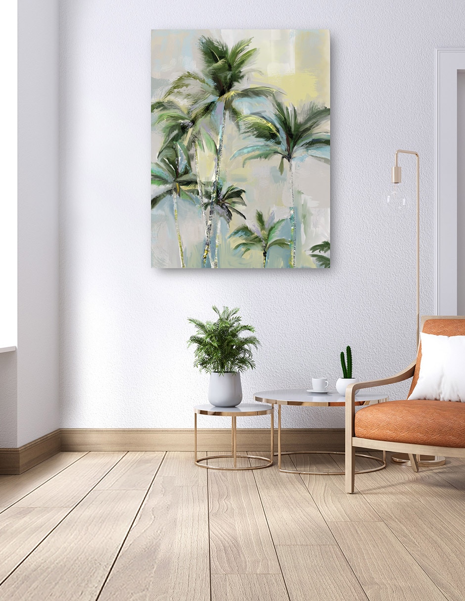 Cuadro decorativo técnica mixta Trópico 7