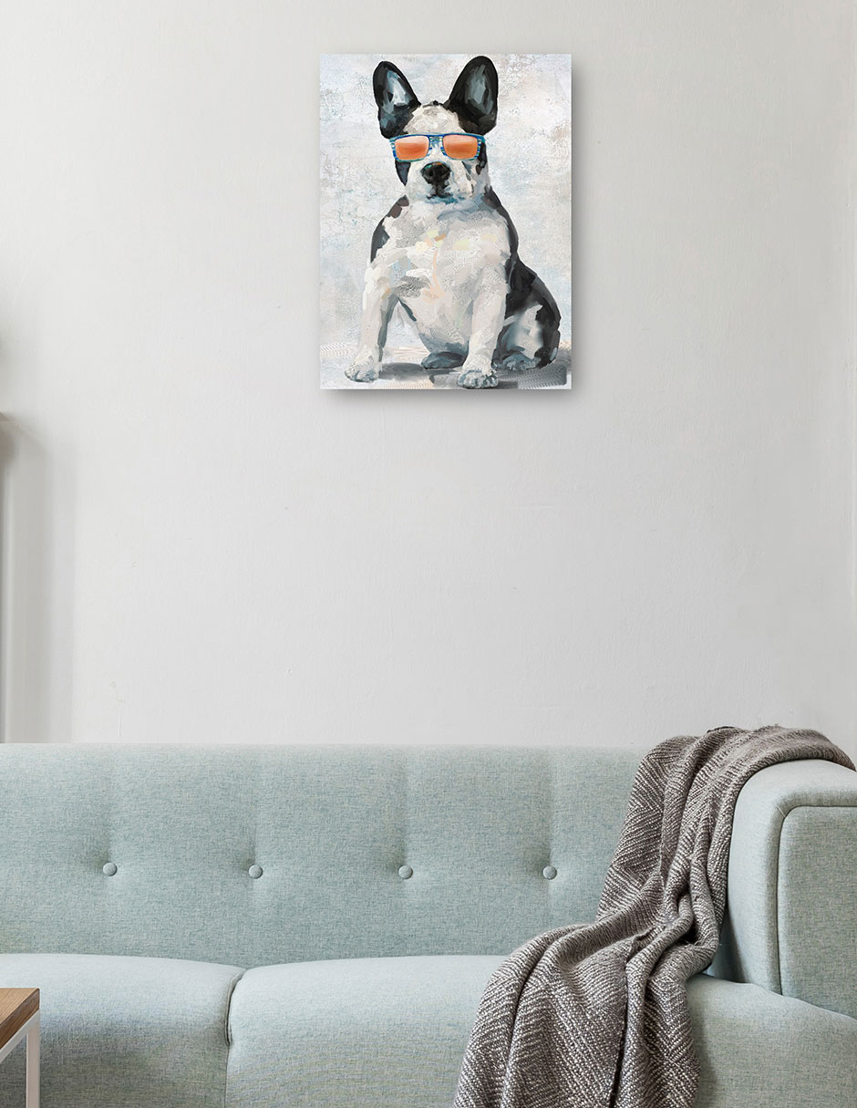Cuadro decorativo técnica mixta Animales Domésticos 3