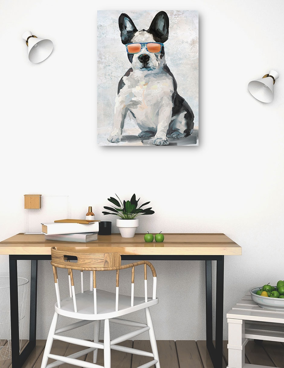 Cuadro decorativo técnica mixta Animales Domésticos 5