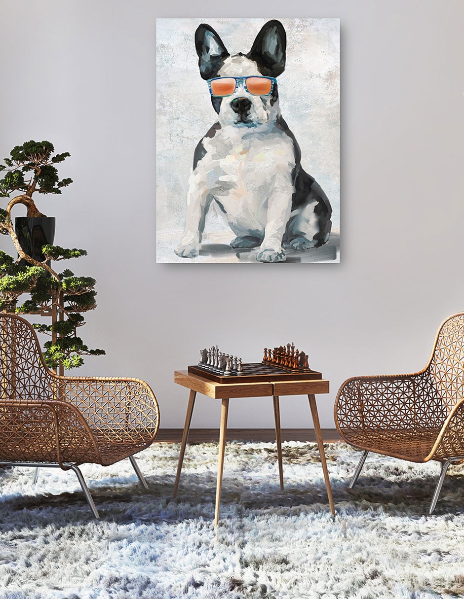 Cuadro decorativo técnica mixta Animales Domésticos 6