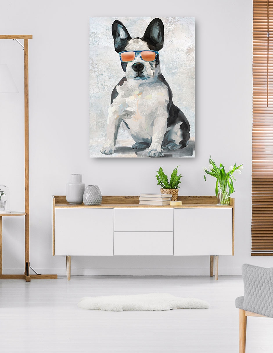 Cuadro decorativo técnica mixta Animales Domésticos 7