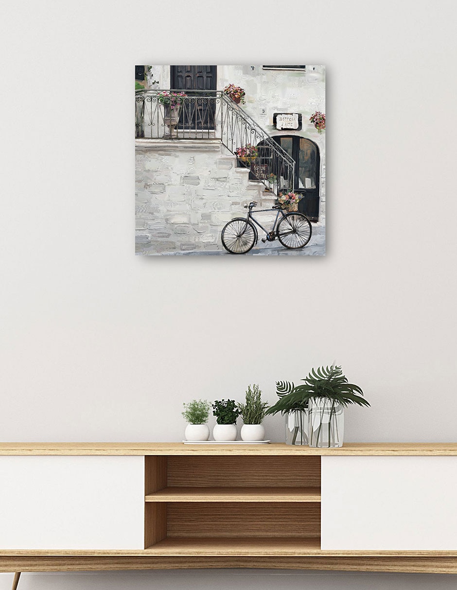 Cuadro decorativo técnica mixta Palmas 5