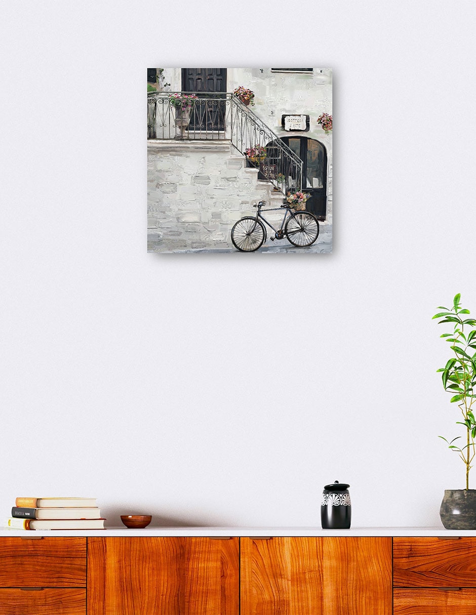 Cuadro decorativo técnica mixta Palmas 6