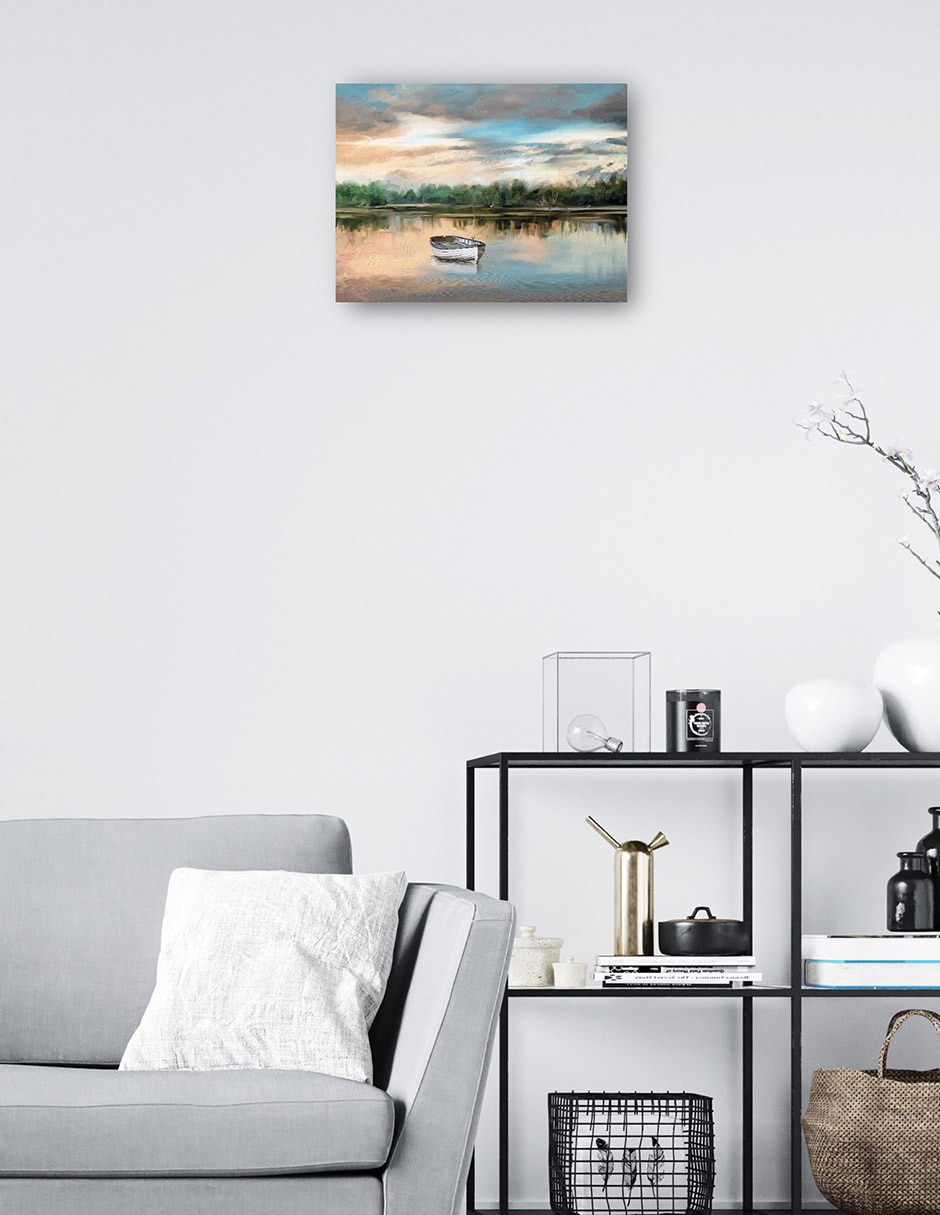 Cuadro decorativo técnica mixta Lagos 2