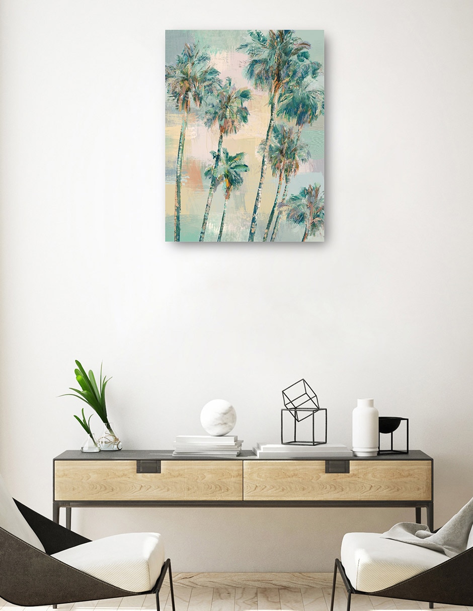 Cuadro decorativo técnica mixta Trópico 4