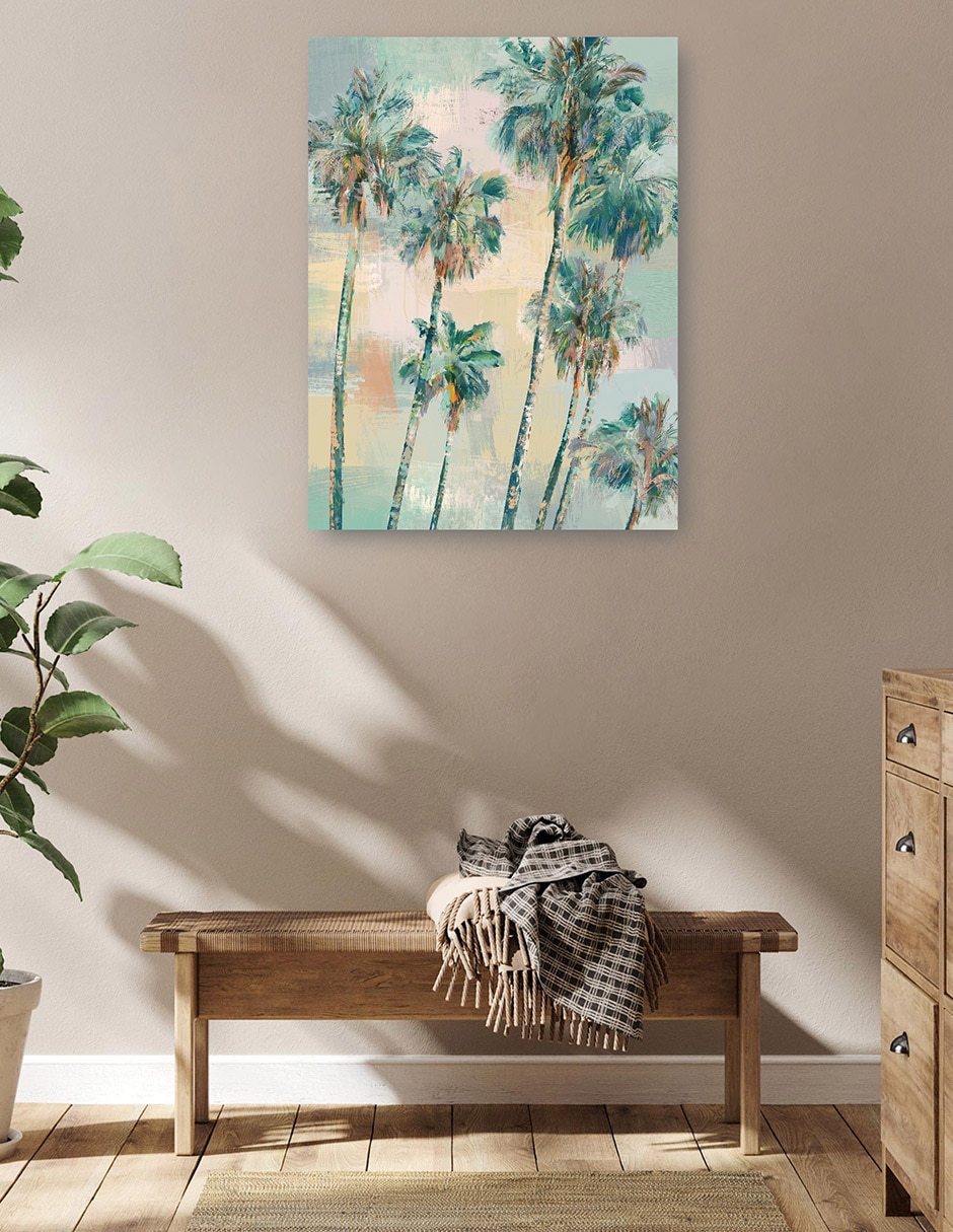 Cuadro decorativo técnica mixta Trópico 6