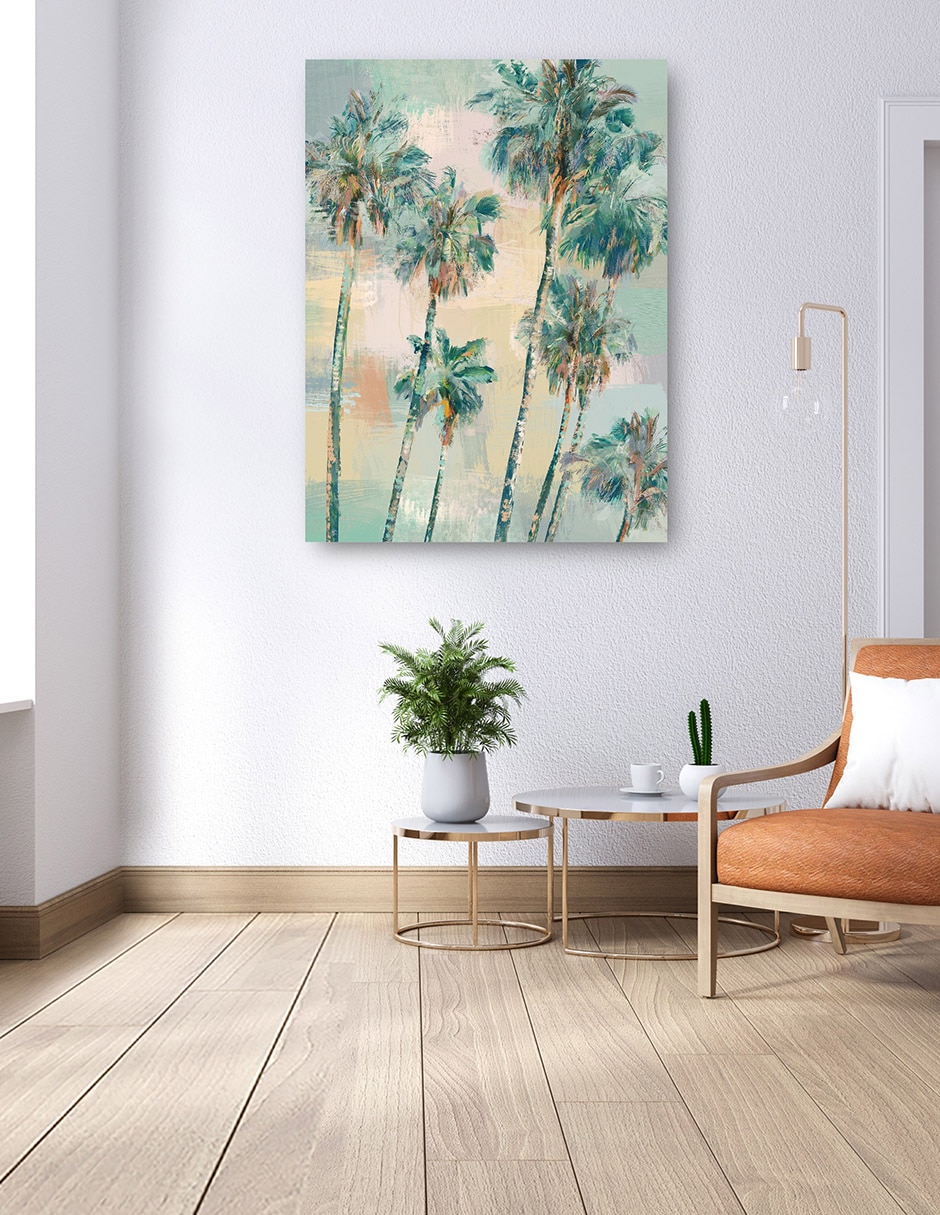 Cuadro decorativo técnica mixta Trópico 7