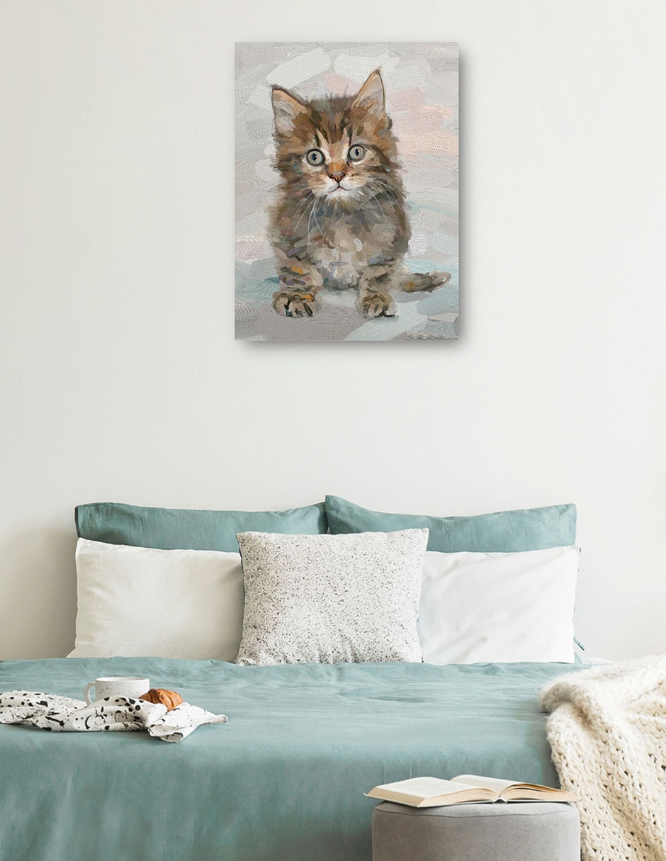 Cuadro decorativo técnica mixta Animales Domésticos 3