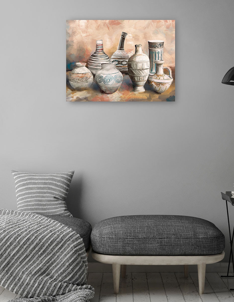 Cuadro decorativo técnica mixta Girasoles 5