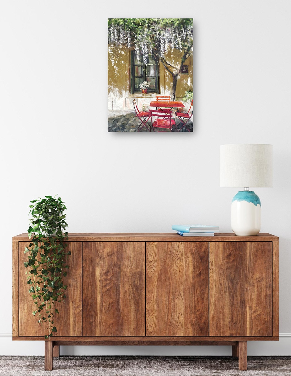 Cuadro decorativo técnica mixta Lugares 2