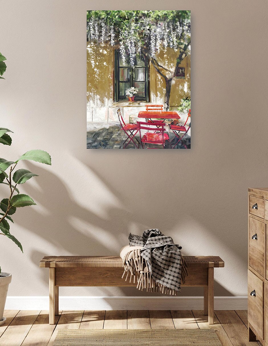 Cuadro decorativo técnica mixta Lugares 5