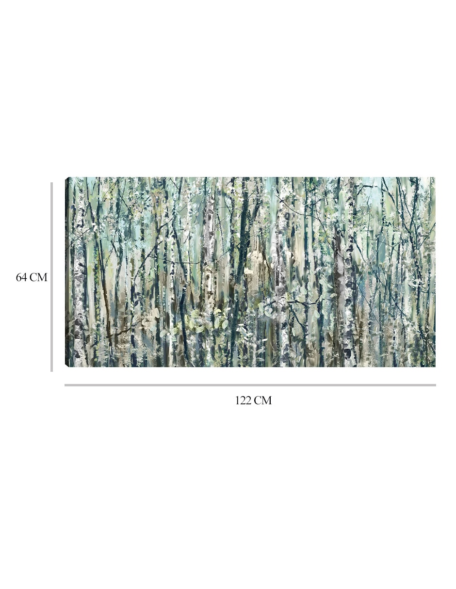 Cuadro decorativo técnica mixta Lugares 2