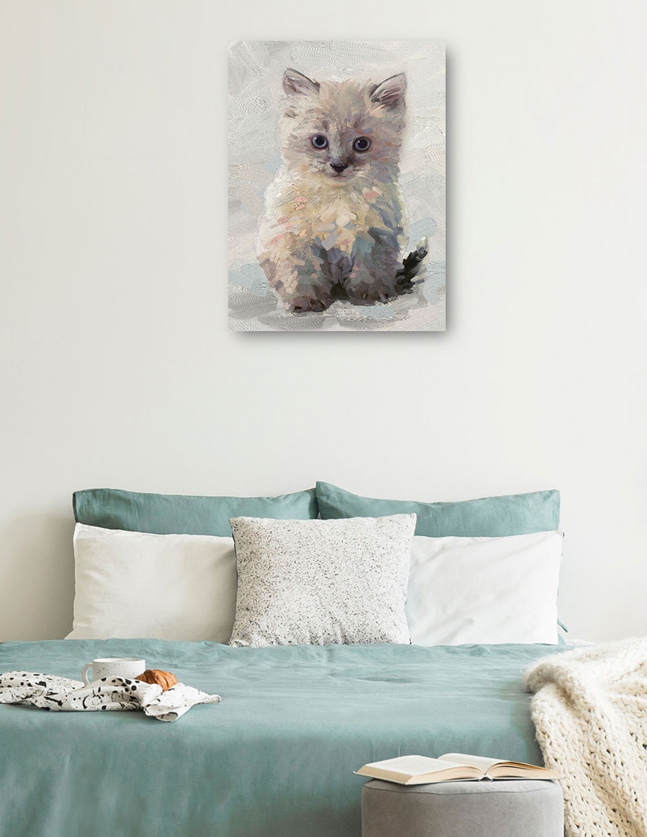 Cuadro decorativo técnica mixta Animales Domésticos 4