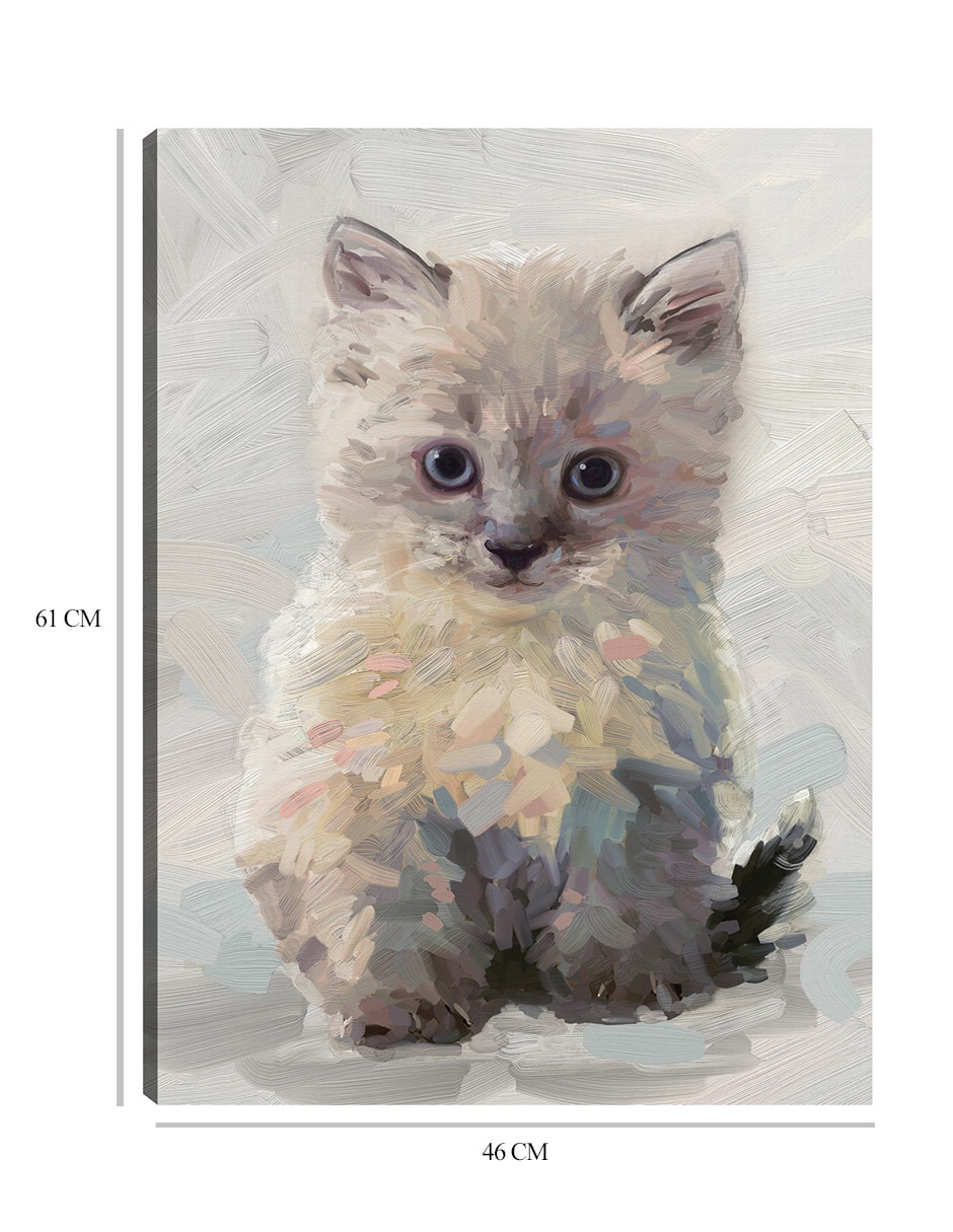 Cuadro decorativo técnica mixta Animales Domésticos 2
