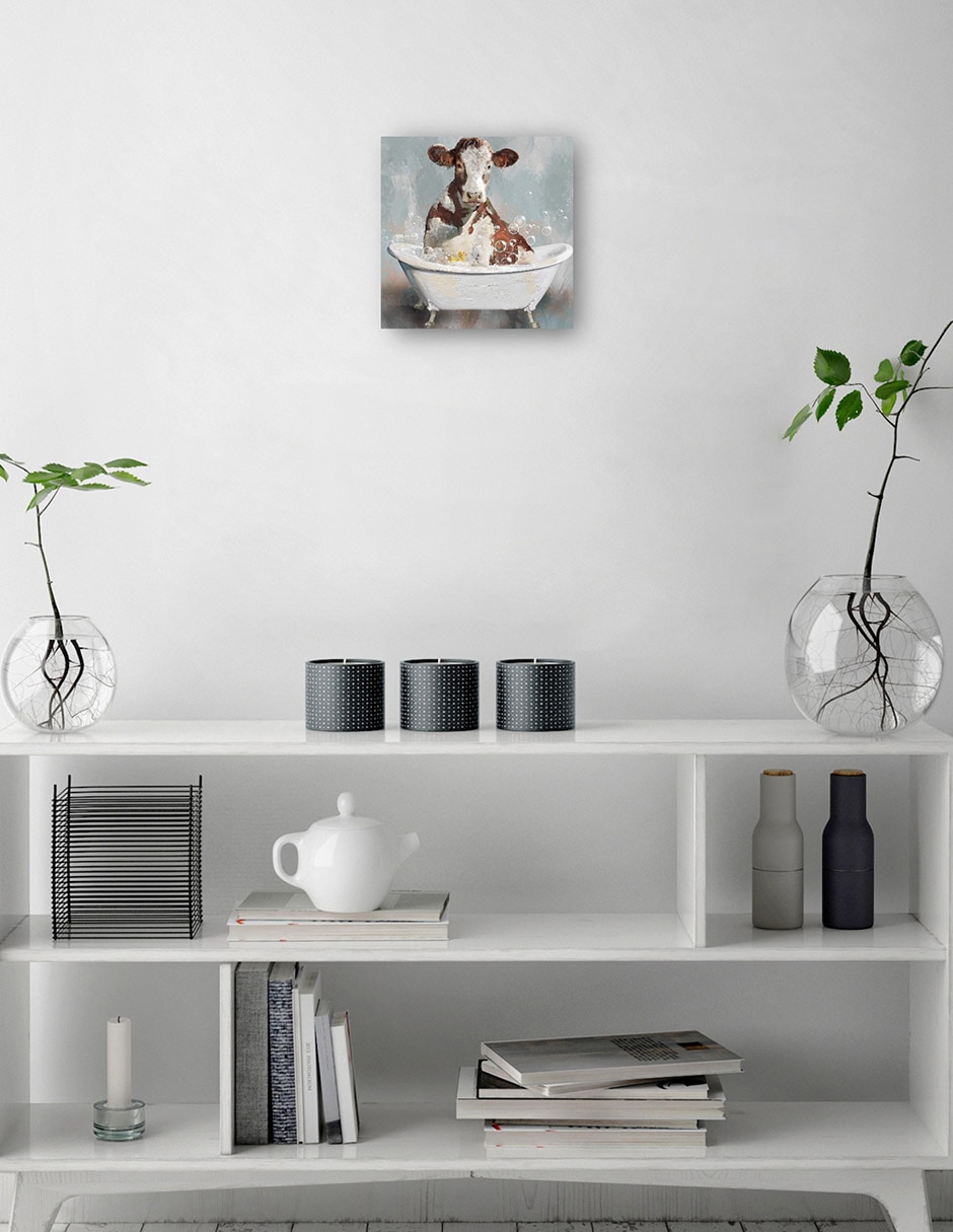 Cuadro decorativo técnica mixta Aves Silvestres 3