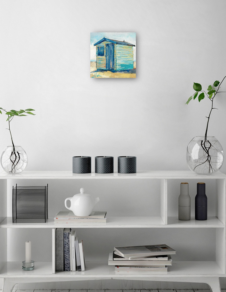 Cuadro decorativo técnica mixta Trópico 3