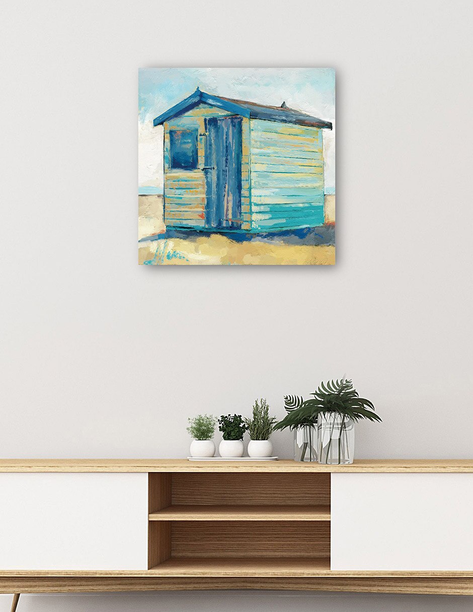 Cuadro decorativo técnica mixta Trópico 6