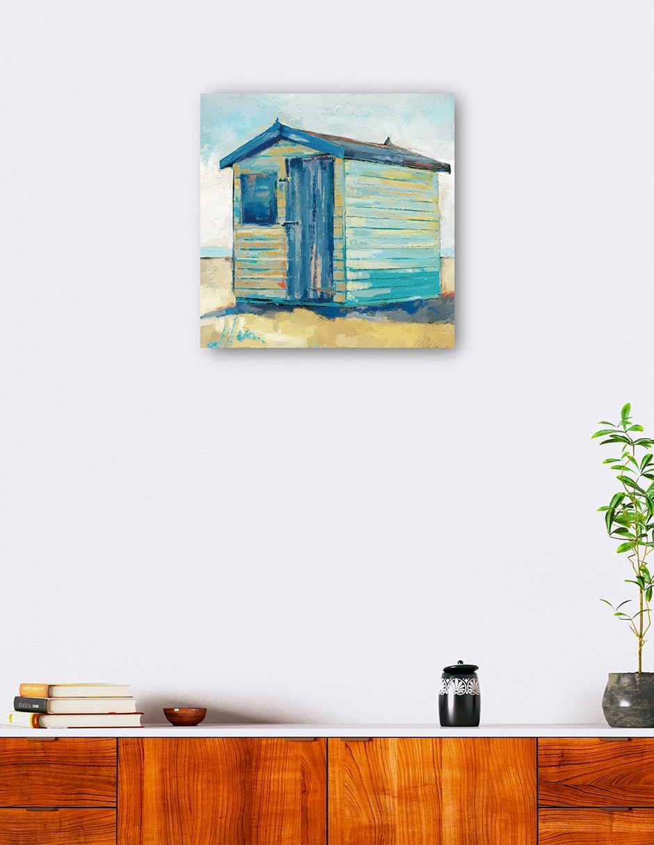 Cuadro decorativo técnica mixta Trópico 7