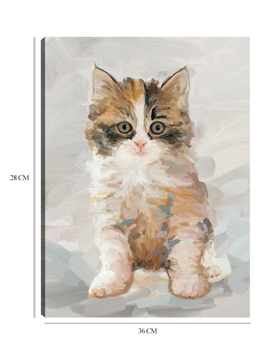 Cuadro decorativo técnica mixta Animales Domésticos 2