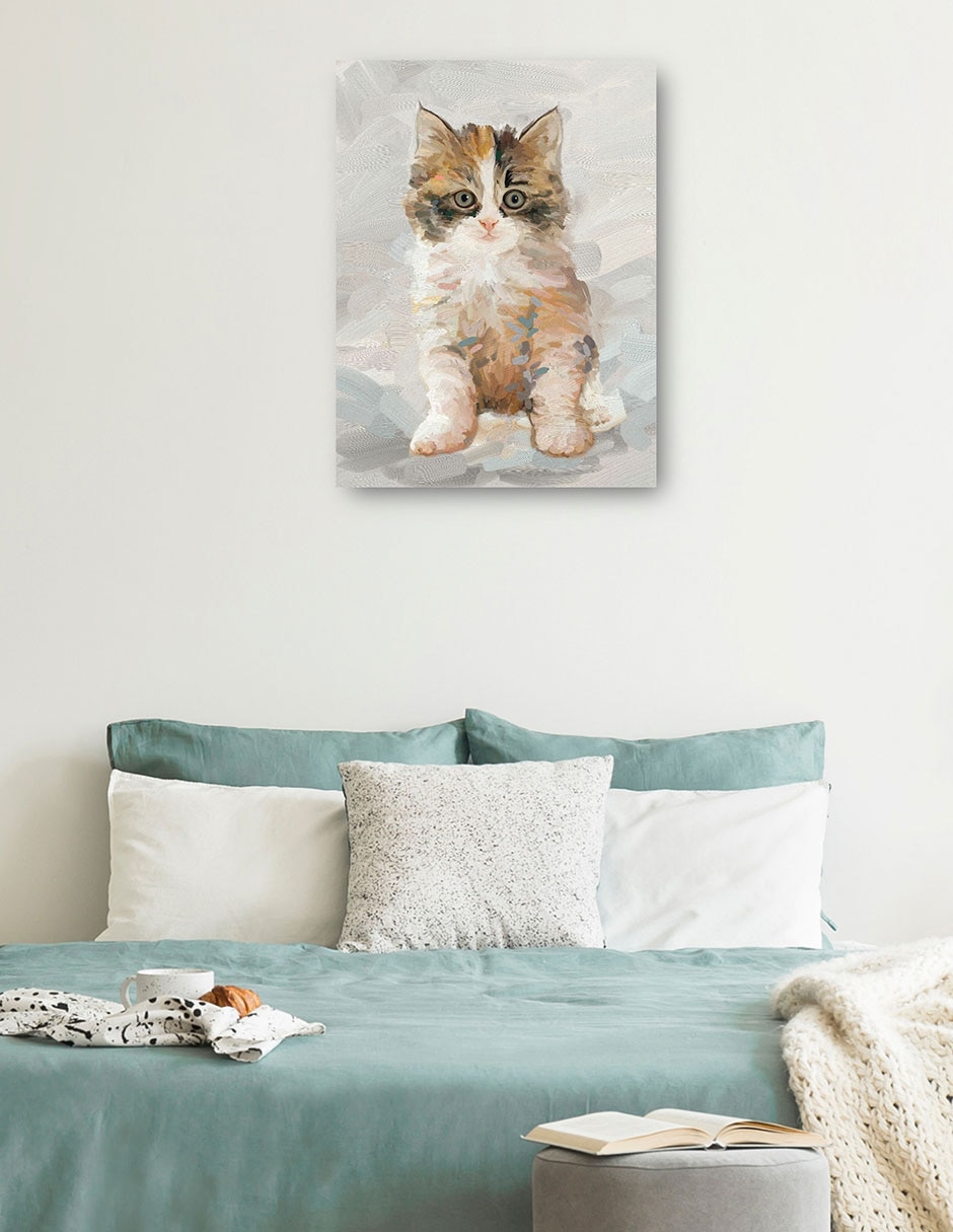Cuadro decorativo técnica mixta Animales Domésticos 4