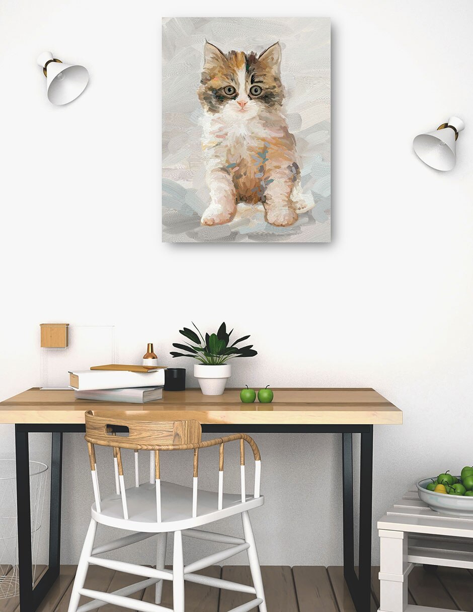 Cuadro decorativo técnica mixta Animales Domésticos 5