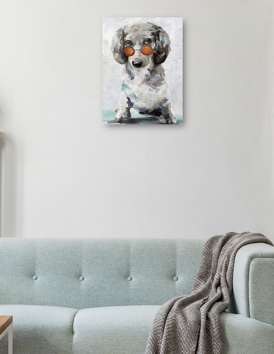 Cuadro decorativo técnica mixta Animales Domésticos 2